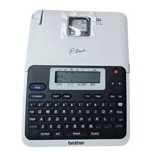 Brother P-touch PT-2040 Desktop Label Maker Thermal Printer TZe Tape QWERTY W1